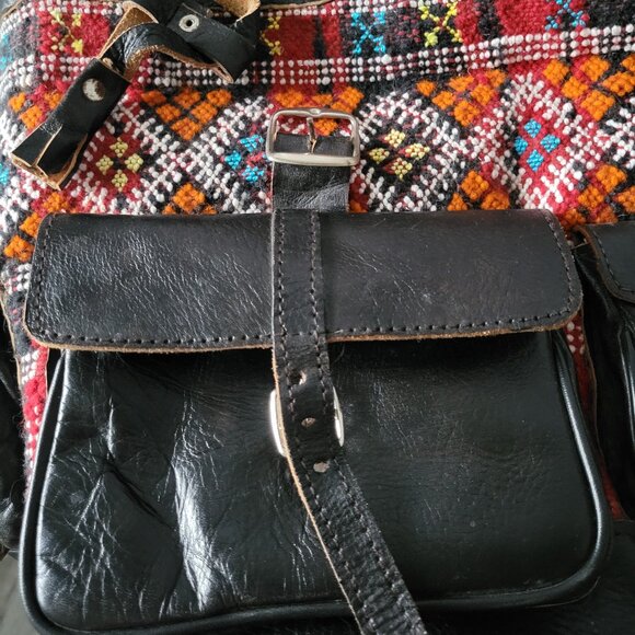 Vintage 70’s Hand Made Leather Backpack. Excellent Condition. Large. - Picture 5 of 9